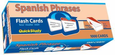 Spanish Phrases Flash Cards Box